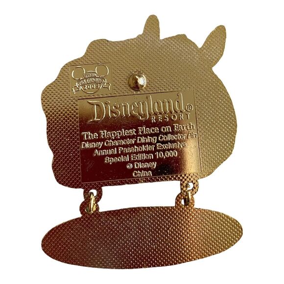 New 2005 Disney DLR Lilo & Stitch Aloha Breakfast Pin Special Edition of 10,000 - Picture 2 of 3